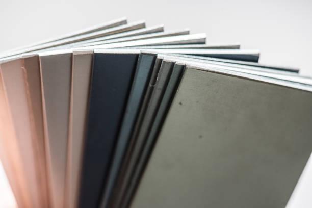 Plating test coupon held up for thickness and adhesion inspection